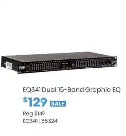 Long & McQuade EQ341 Dual 15-Band Graphic EQ offer