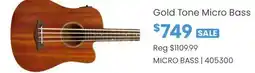 Long & McQuade Gold Tone Micro Bass offer
