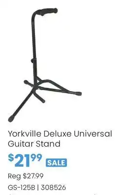 Long & McQuade Yorkville Deluxe Universal Guitar Stand offer