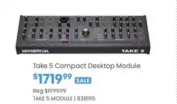 Long & McQuade Take 5 Compact Desktop Module offer