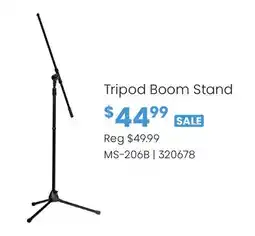 Long & McQuade Tripod Boom Stand offer