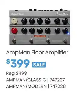 Long & McQuade AmpMan Floor Amplifier offer