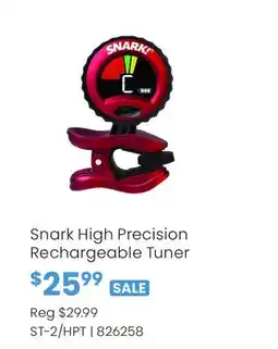 Long & McQuade Snark High Precision Rechargeable Tuner offer