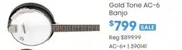 Long & McQuade Gold Tone AC-6 Banjo offer