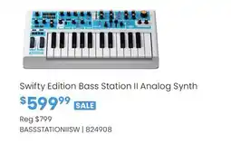 Long & McQuade Swifty Edition Bass Station II Analog Synth offer