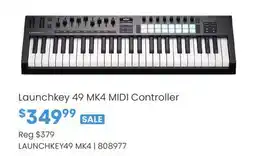 Long & McQuade Launchkey 49 MK4 MIDI Controller offer