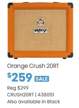 Long & McQuade Orange Crush 20RT offer