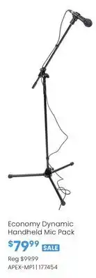 Long & McQuade Economy Dynamic Handheld Mic Pack offer