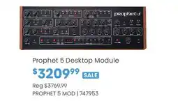 Long & McQuade Prophet 5 Desktop Module offer