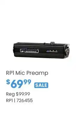 Long & McQuade RP1 Mic Preamp offer