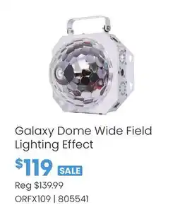Long & McQuade Galaxy Dome Wide Field Lighting Effect offer