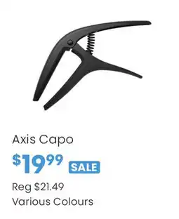 Long & McQuade Axis Capo offer