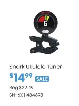 Long & McQuade Snark Ukulele Tuner offer