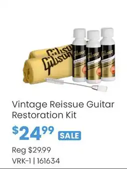 Long & McQuade Vintage Reissue Guitar Restoration Kit offer