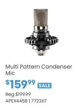 Long & McQuade Multi Pattern Condenser Mic offer