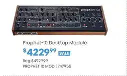 Long & McQuade Prophet-10 Desktop Module offer
