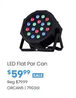 Long & McQuade LED Flat Par Can offer