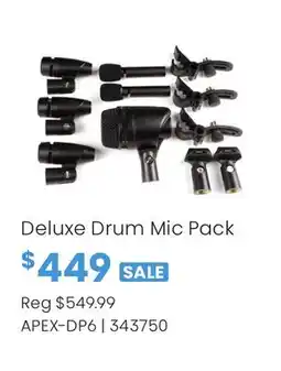 Long & McQuade Deluxe Drum Mic Pack offer