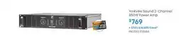 Long & McQuade Yorkville Sound 2-Channel 850W Power Amp offer