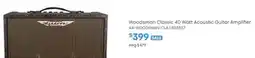 Long & McQuade Woodsmman Classic 40 Watt Acoustic Guitar Amplifier offer