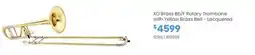 Long & McQuade XO Brass Bb/F Rotary Trombone with Yellow Brass Bell - Lacquered offer