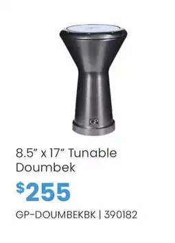 Long & McQuade 8.5 x 17 Tunable Doumbek offer