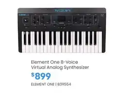 Long & McQuade Element One 8-Voice Virtual Analog Synthesizer offer