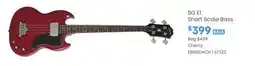 Long & McQuade SG E1 Short Scale Bass offer