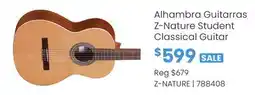 Long & McQuade Alhambra Guitarras Z-Nature Student Classical Guitar offer