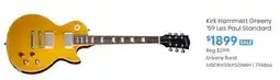 Long & McQuade Kirk Hammett Greeny '59 Les Paul Standard offer