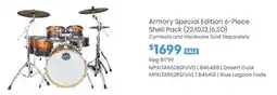 Long & McQuade Armory Special Edition 6-Piece Shell Pack (22,10,12,16,SD) offer