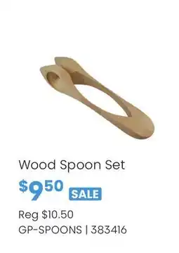 Long & McQuade Wood Spoon Set offer
