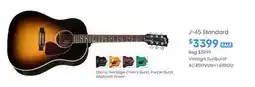 Long & McQuade J-45 Standard Vintage SunburstL offer