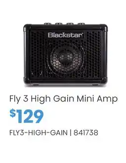 Long & McQuade Fly 3 High Gain Mini Amp offer