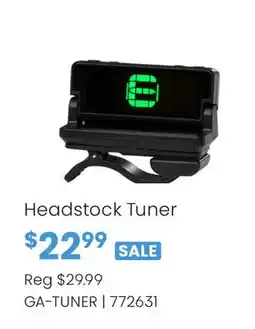 Long & McQuade Headstock Tuner offer