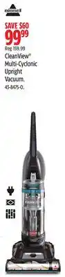 Canadian Tire Bissell CleanView Multi-Cyclonic Upright Vacuum offer