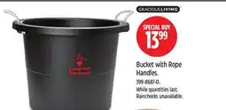 Canadian Tire Bucket with Rope Handles offer