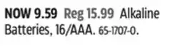 Canadian Tire Noma Alkaline Batteries offer