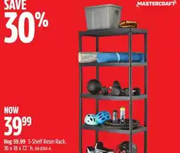 Canadian Tire 5-Shelf Resin Rack offer