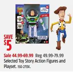 Canadian Tire Selected Toy Story Action Figures and Playset offer