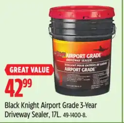 Canadian Tire Black Knight Airport Grade 3-Year Driveway Sealer offer