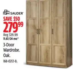 Canadian Tire 3-Door Wardrobe offer