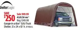 Canadian Tire Garage-in-a-Box SUV/Truck Shelter offer