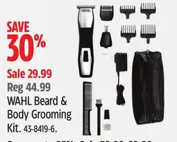Canadian Tire WAHL Beard & Body Grooming Kit offer