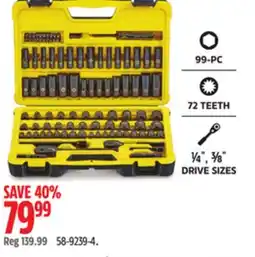 Canadian Tire Stanley Socket Sets offer