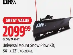 Canadian Tire Universal Mount Snow Plow Kit offer