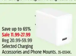 Canadian Tire Selected Charging Accessories and Phone Mounts offer