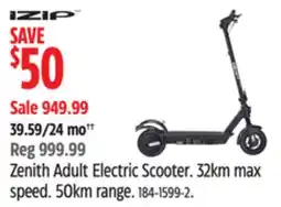 Canadian Tire Zenith Adult Electric Scooter offer