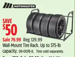 Canadian Tire Wall-Mount Tire Rack offer