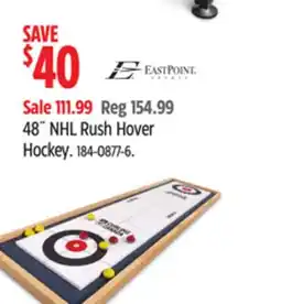 Canadian Tire 48˝ NHL Rush Hover Hockey offer